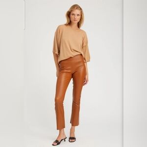 Stylish Tan Cropped Pants